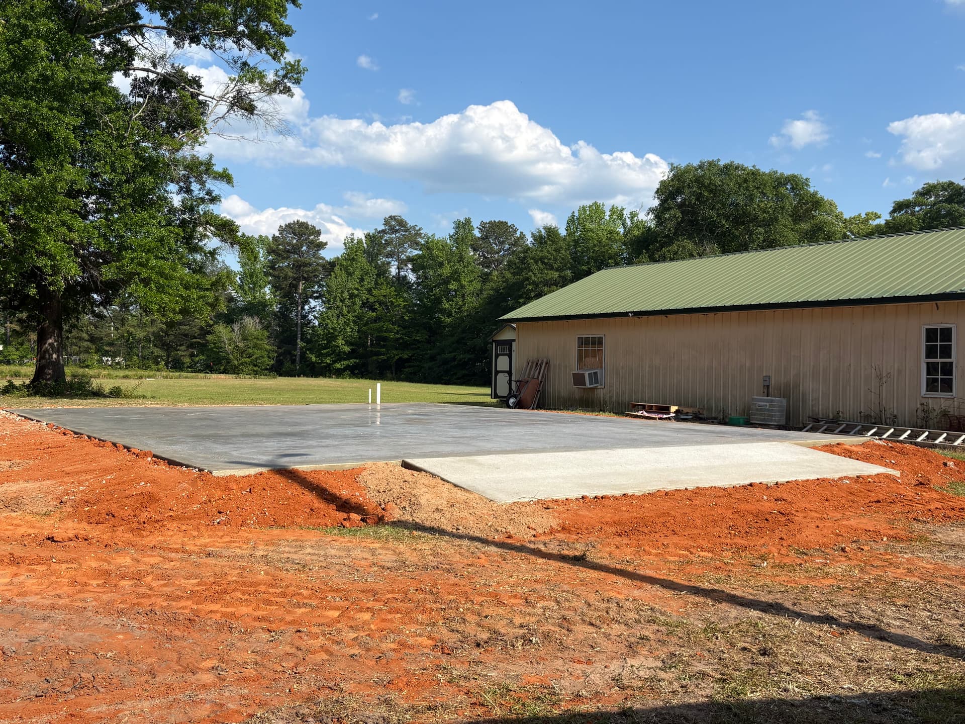 Gallery photos for Shop Slab Poured Right From the Ground Up: Image #2