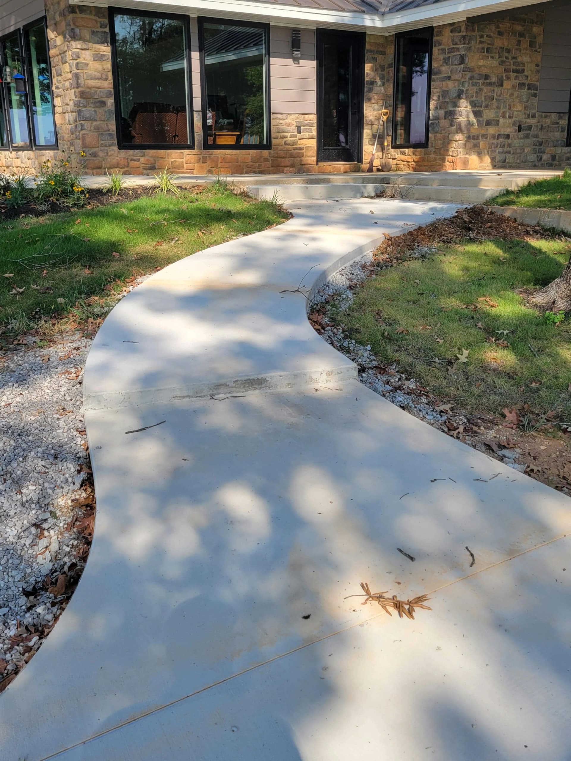 Gallery photos for 8,000 Sq Ft Exterior Concrete Pour on a Lakefront Property: Image #5