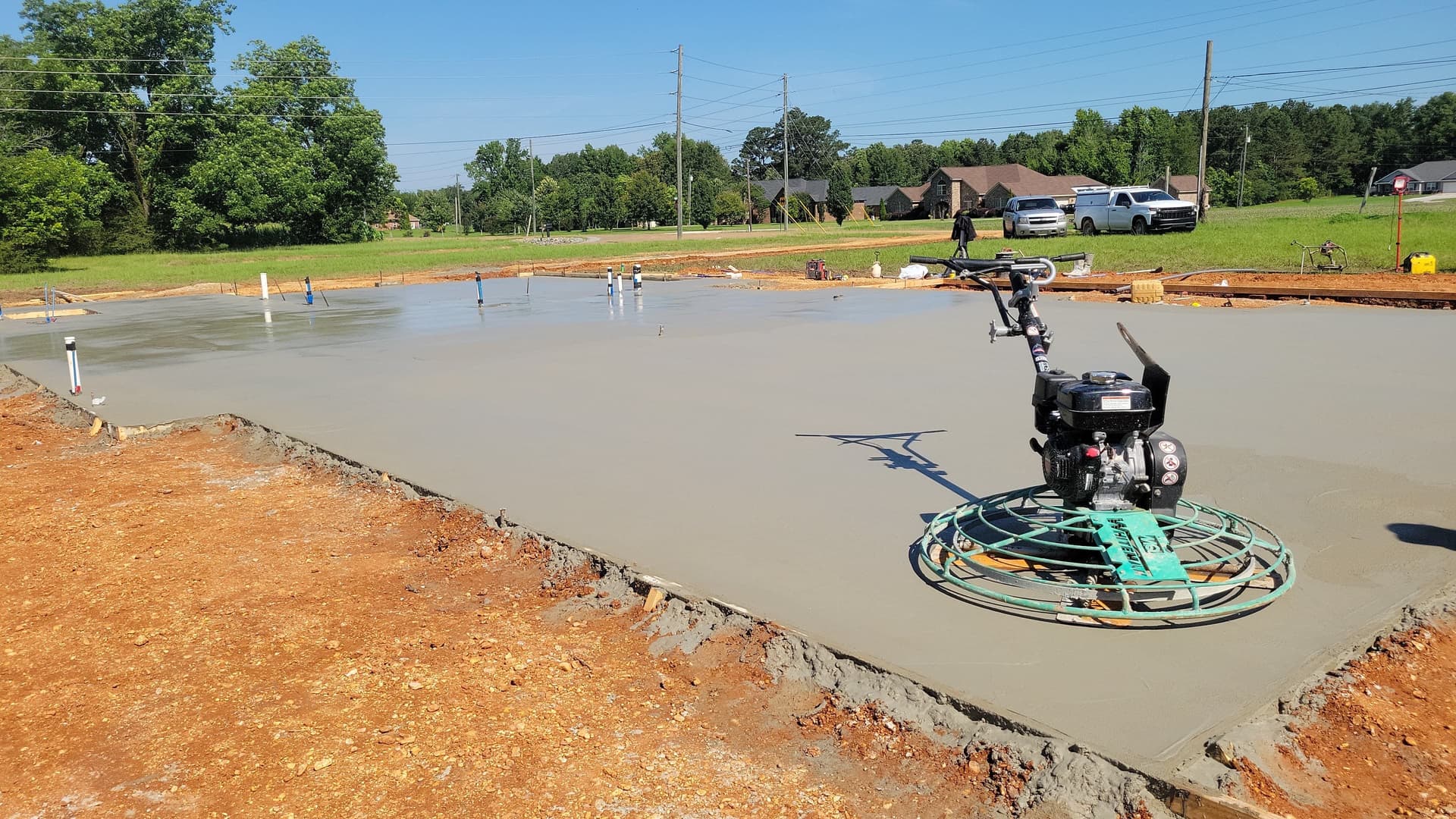 Gallery photos for House Slab Foundation Poured and Ready to Build On: Image #1