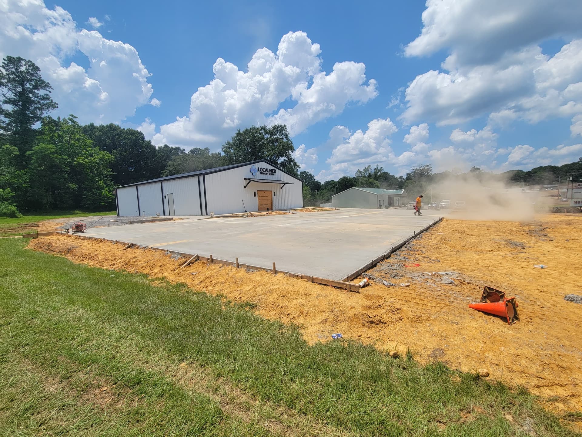 Gallery photos for Concrete Parking Lot Pour for Louisville's New Urgent Care Clinic: Image #2