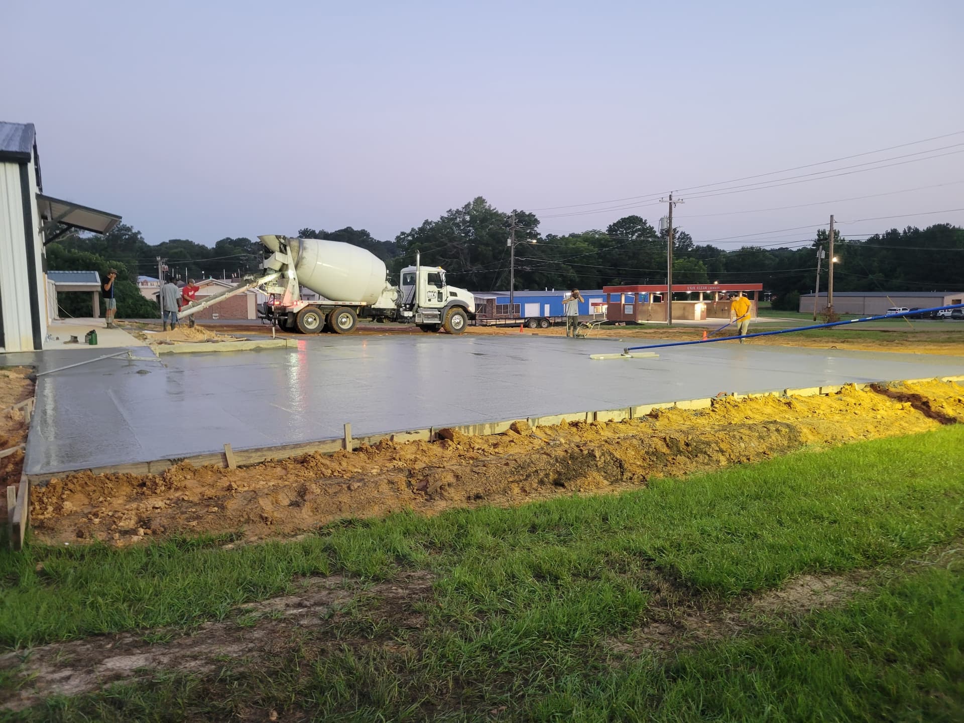 Gallery photos for Concrete Parking Lot Pour for Louisville's New Urgent Care Clinic: Image #1