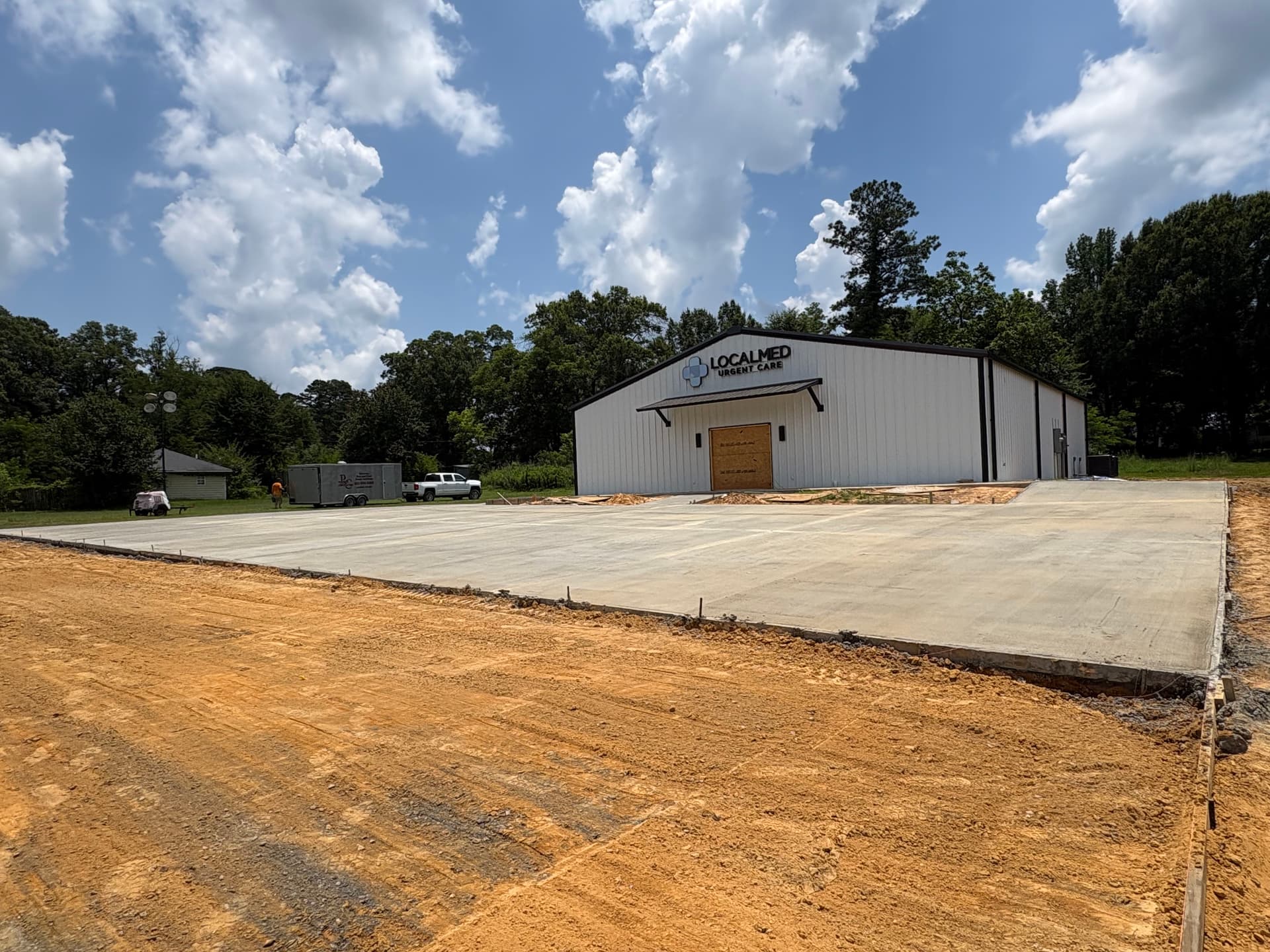 Gallery photos for Concrete Parking Lot Pour for Louisville's New Urgent Care Clinic: Image #4