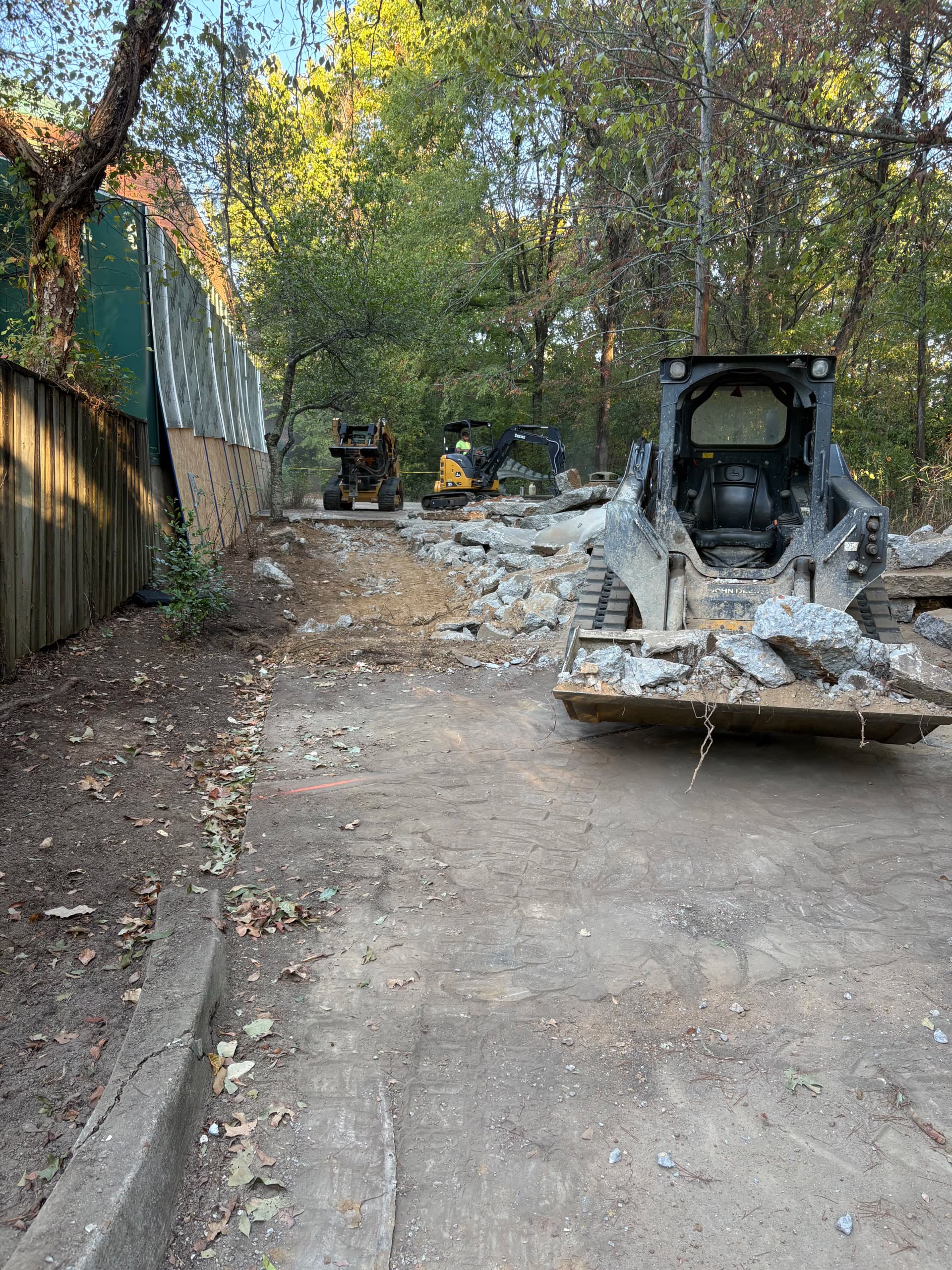 Gallery photos for New Concrete Walkway at the Mississippi Museum of Natural Science: Image #1