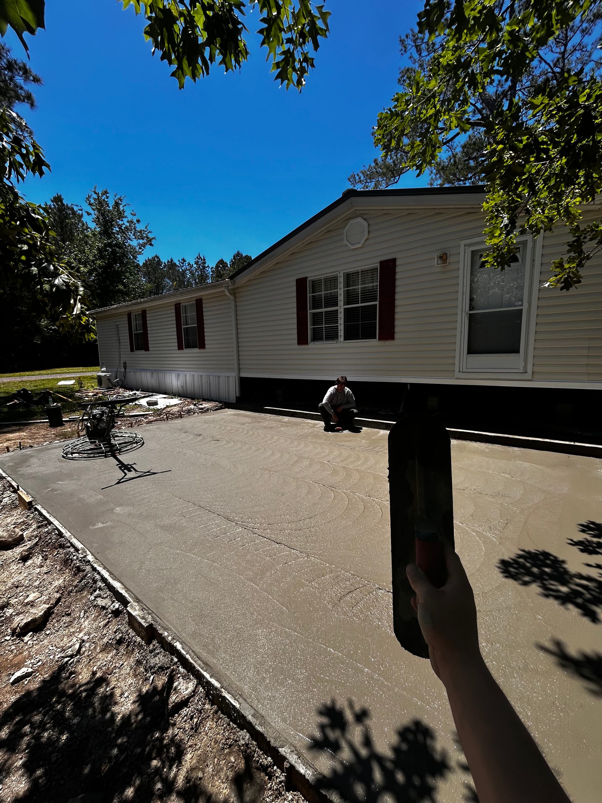 Two Concrete Slabs Poured Clean and Built to Last image
