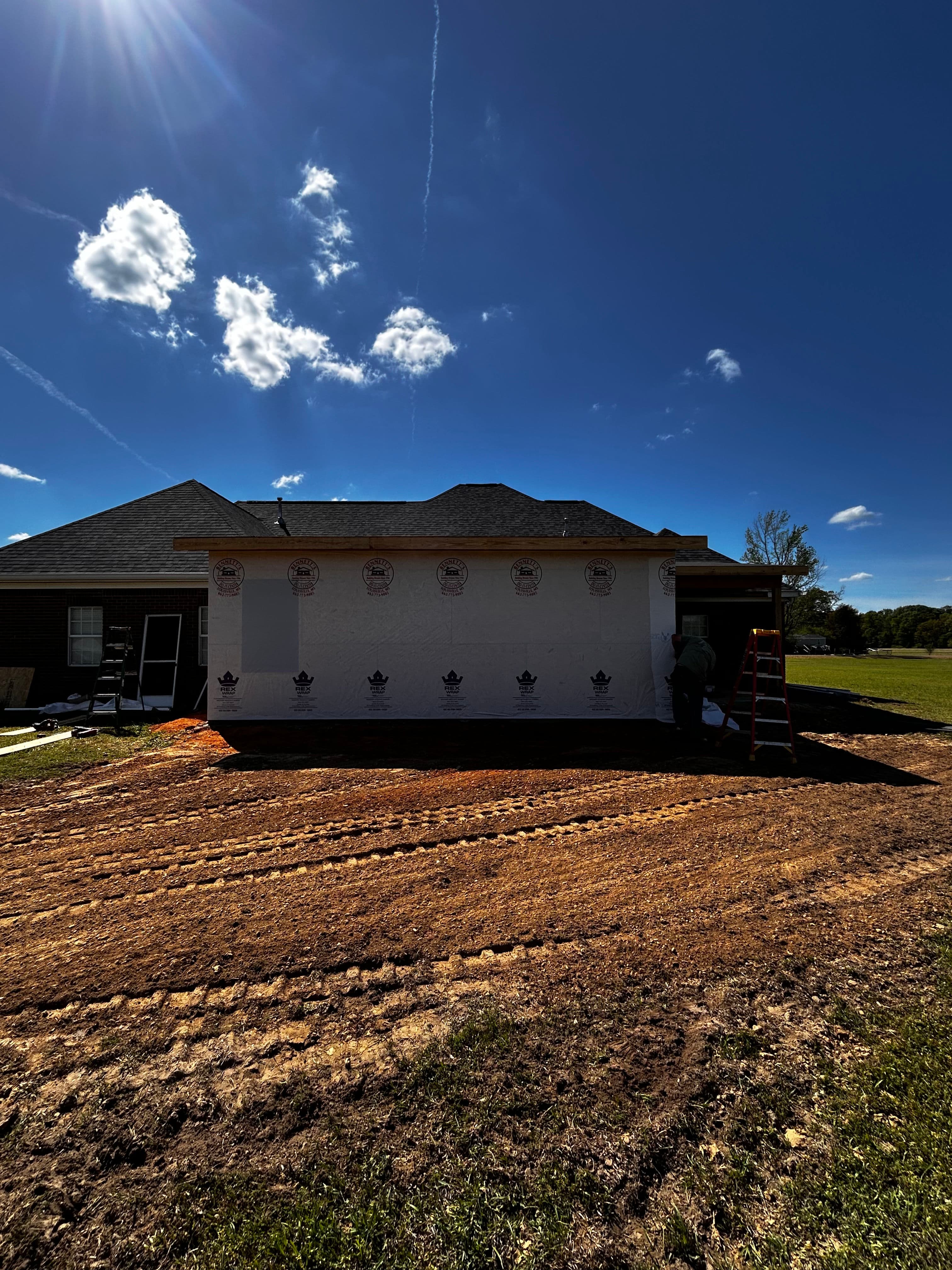 Project Home Addition Framing Progress on the Brantzeg Build image
