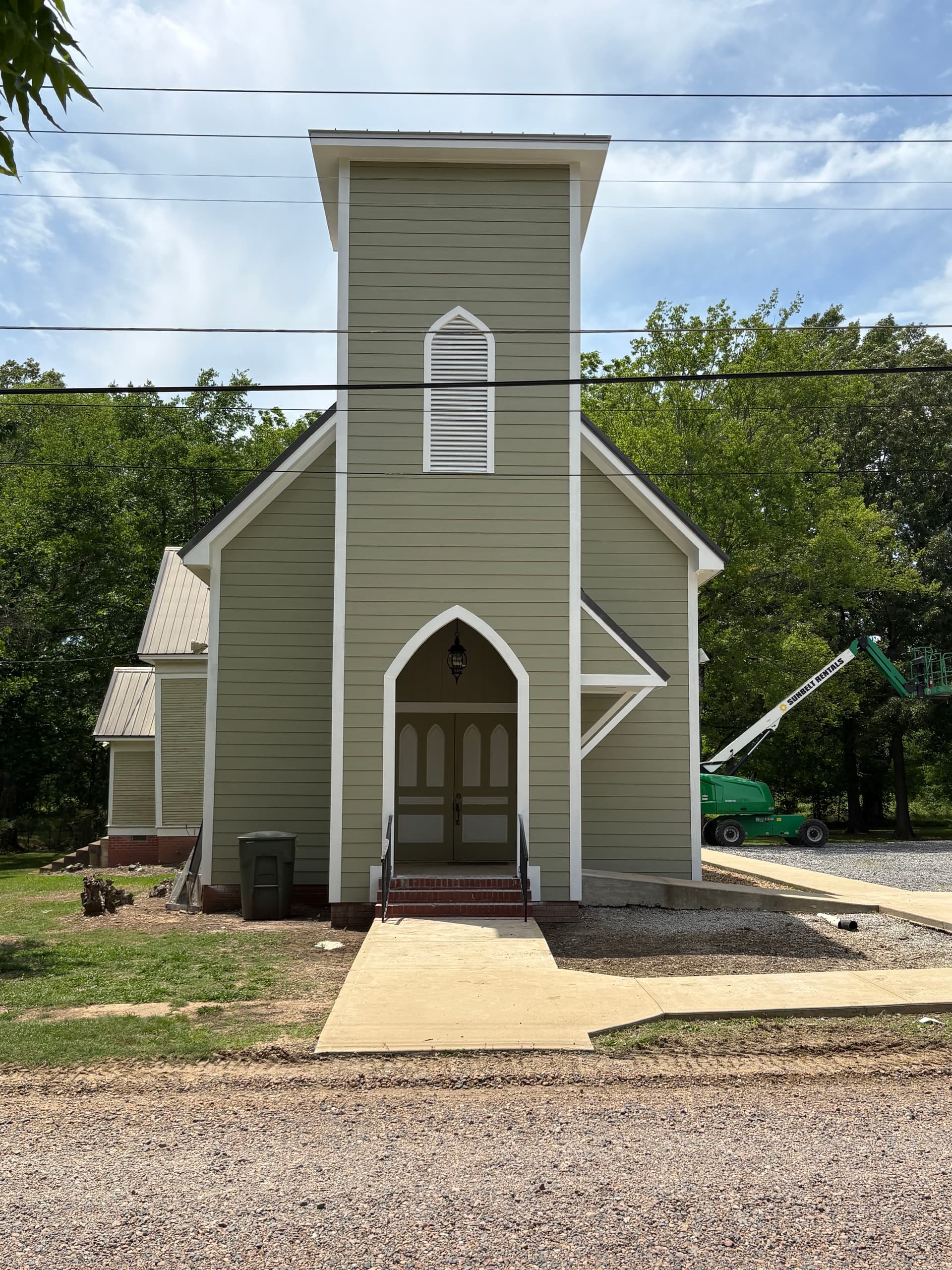 Gallery photos for Church Tower Rebuild Done Right at Way of the Cross Chapel: Image #2