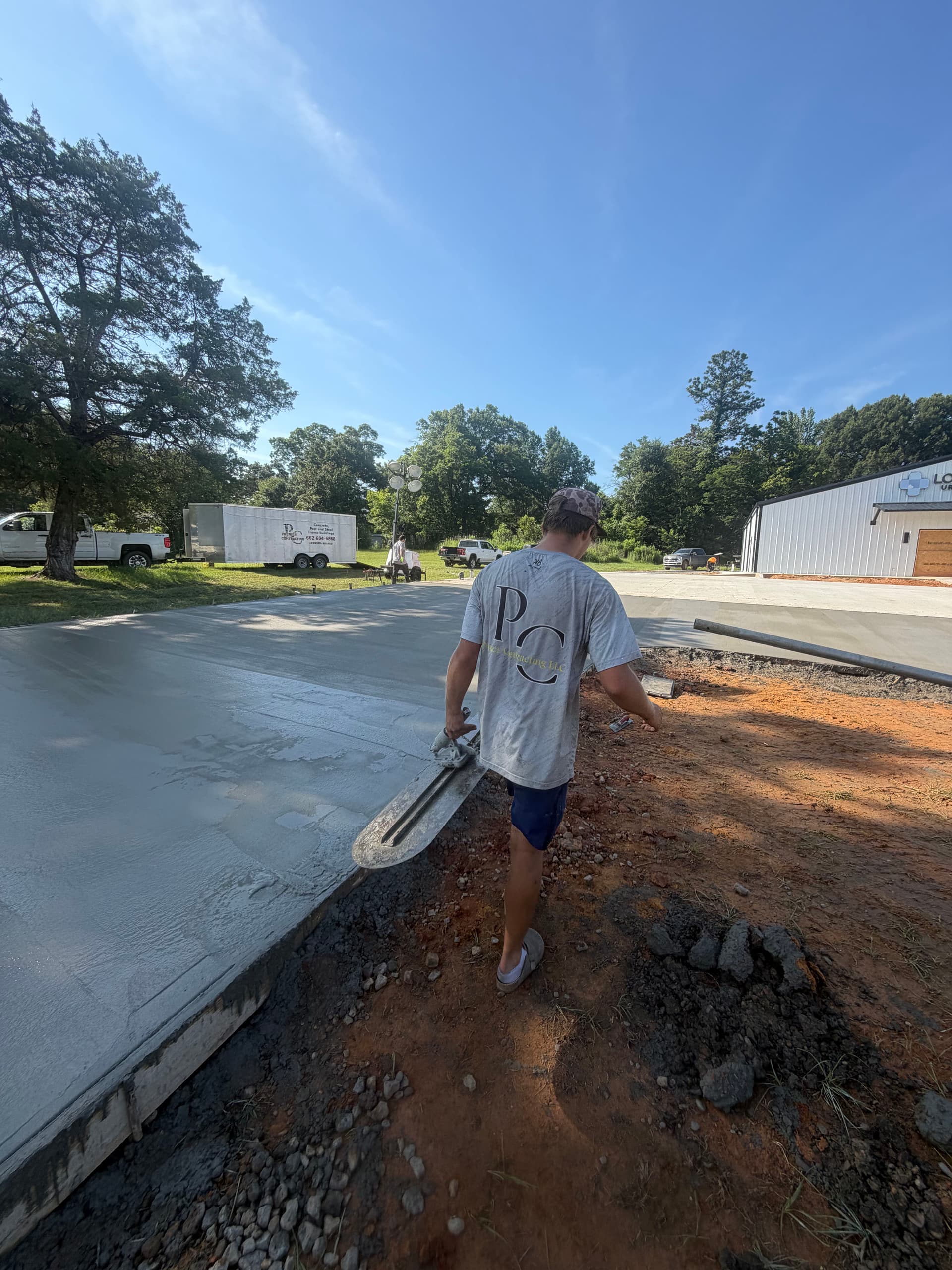Gallery photos for New Concrete Parking Lot for Louisville MS Healthcare Clinic: Image #3