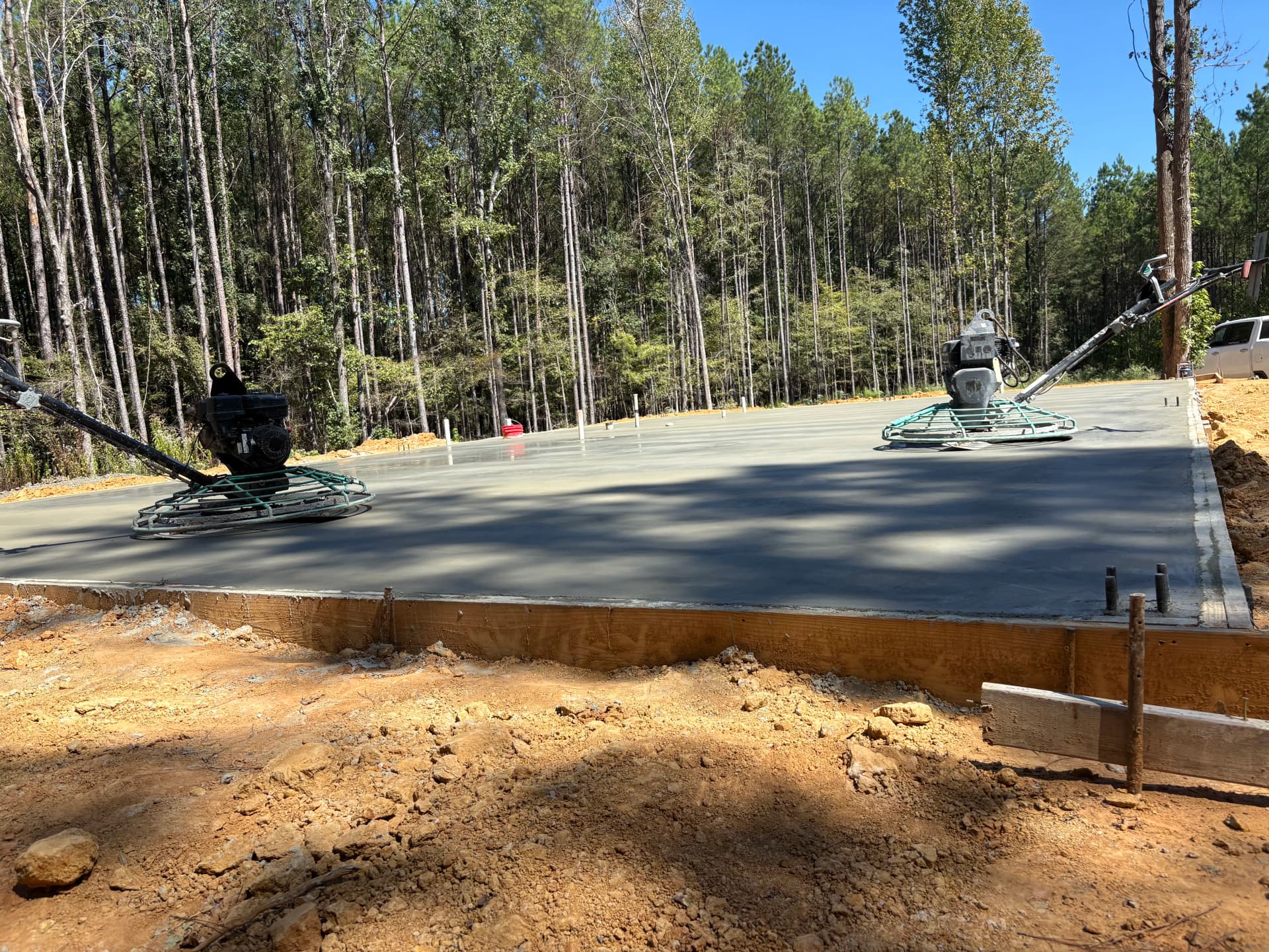 Gallery photos for Barndominium Concrete Slab Foundation Poured and Finished: Image #2