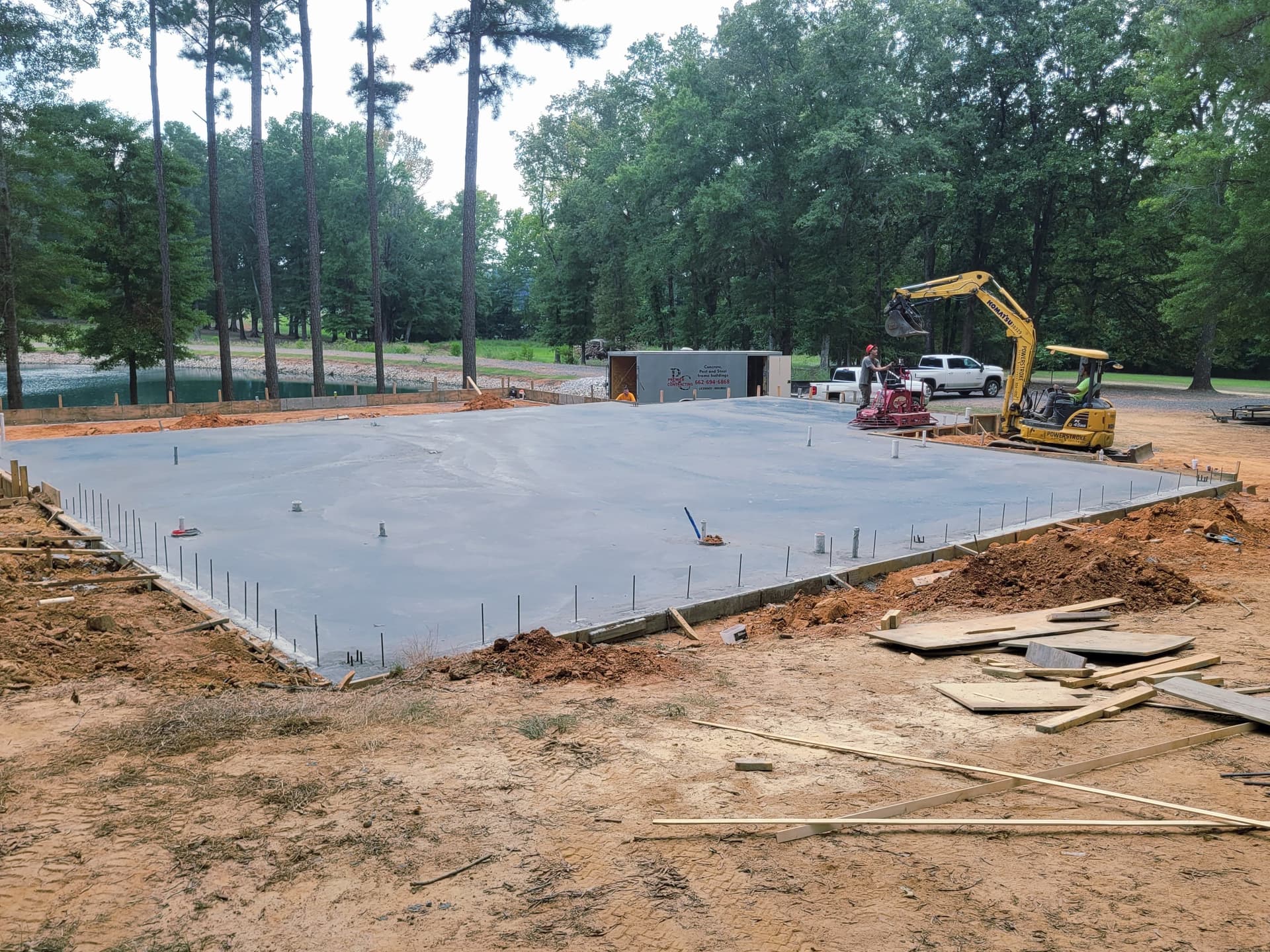Gallery photos for First Foundation Pour Down on the Parker Project: Image #3