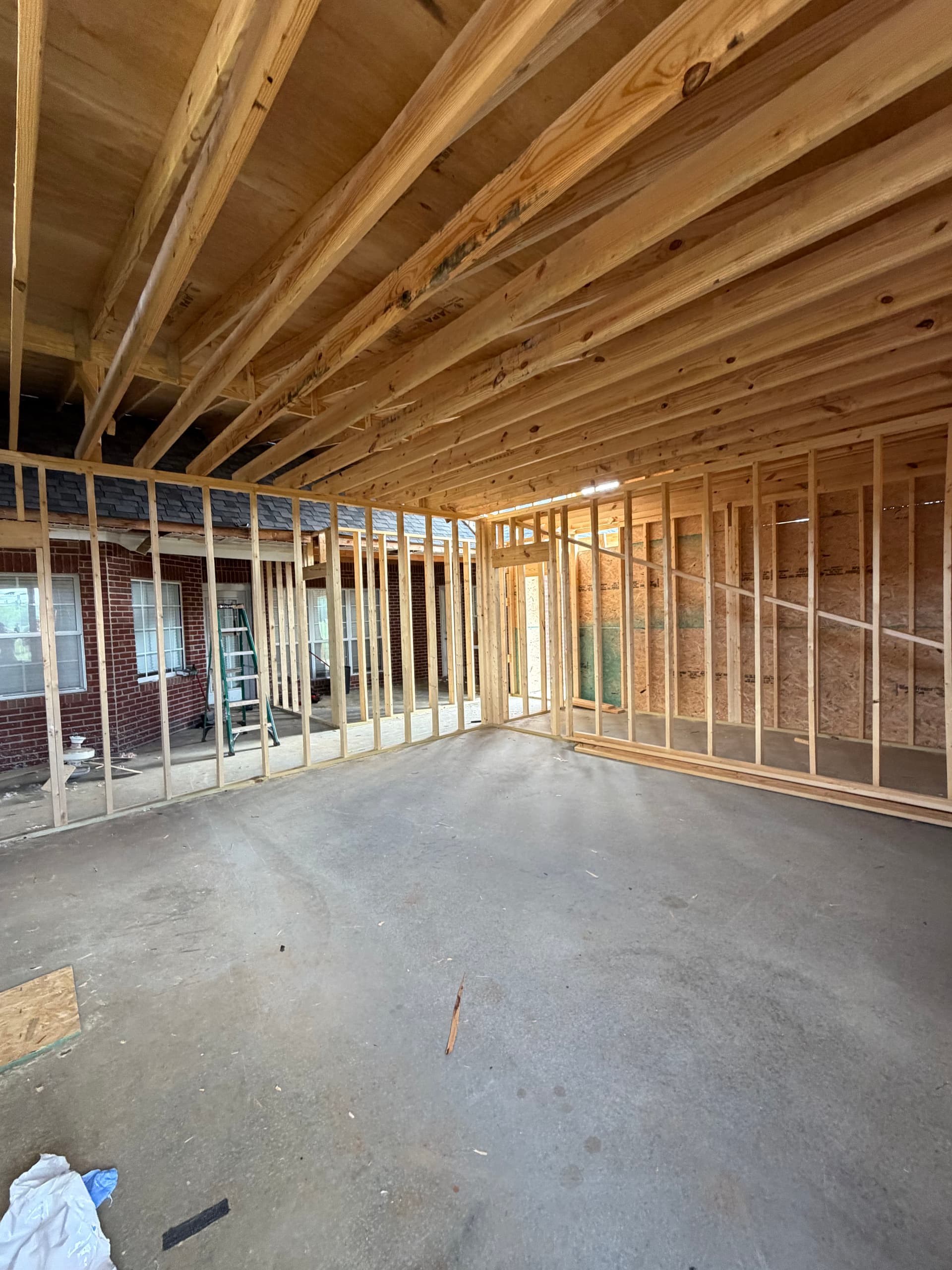 Gallery photos for Home Addition Framing Progress on the Brantzeg Build: Image #3
