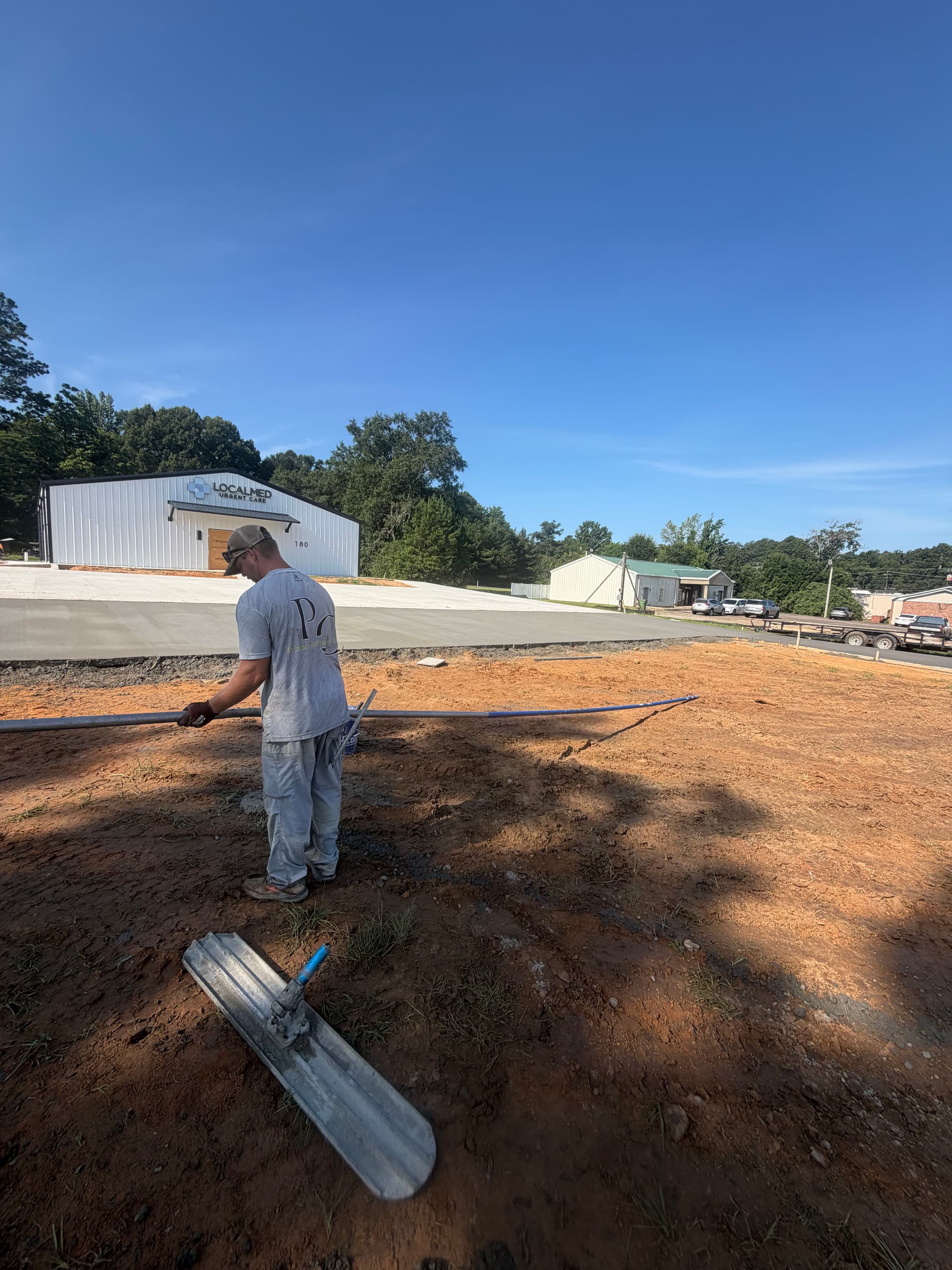 Gallery photos for New Concrete Parking Lot for Louisville MS Healthcare Clinic: Image #4