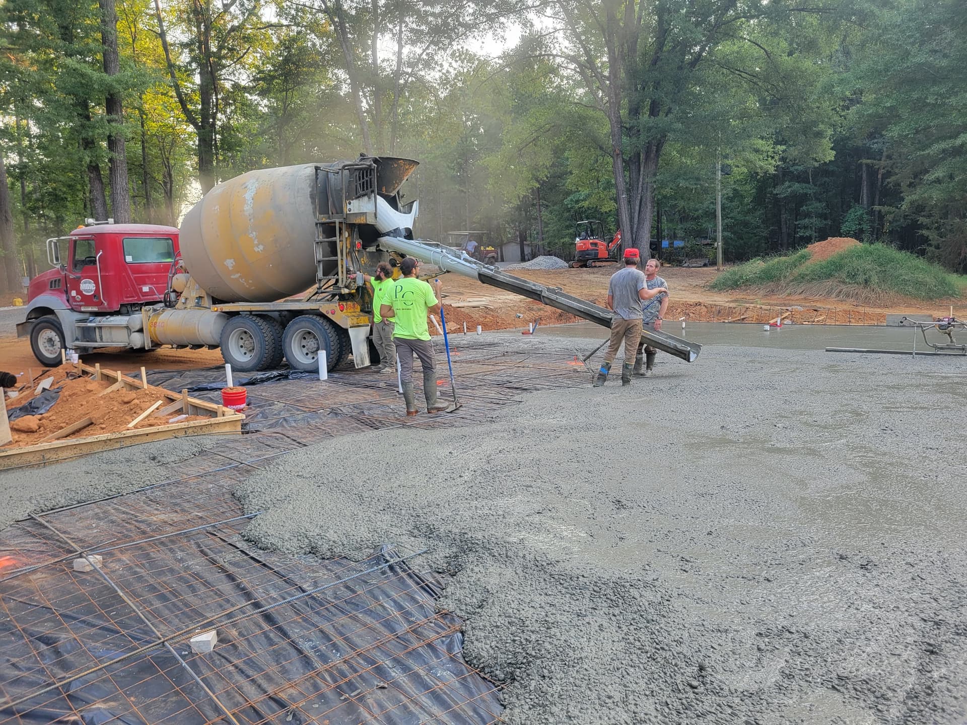 First Foundation Pour Down on the Parker Project image