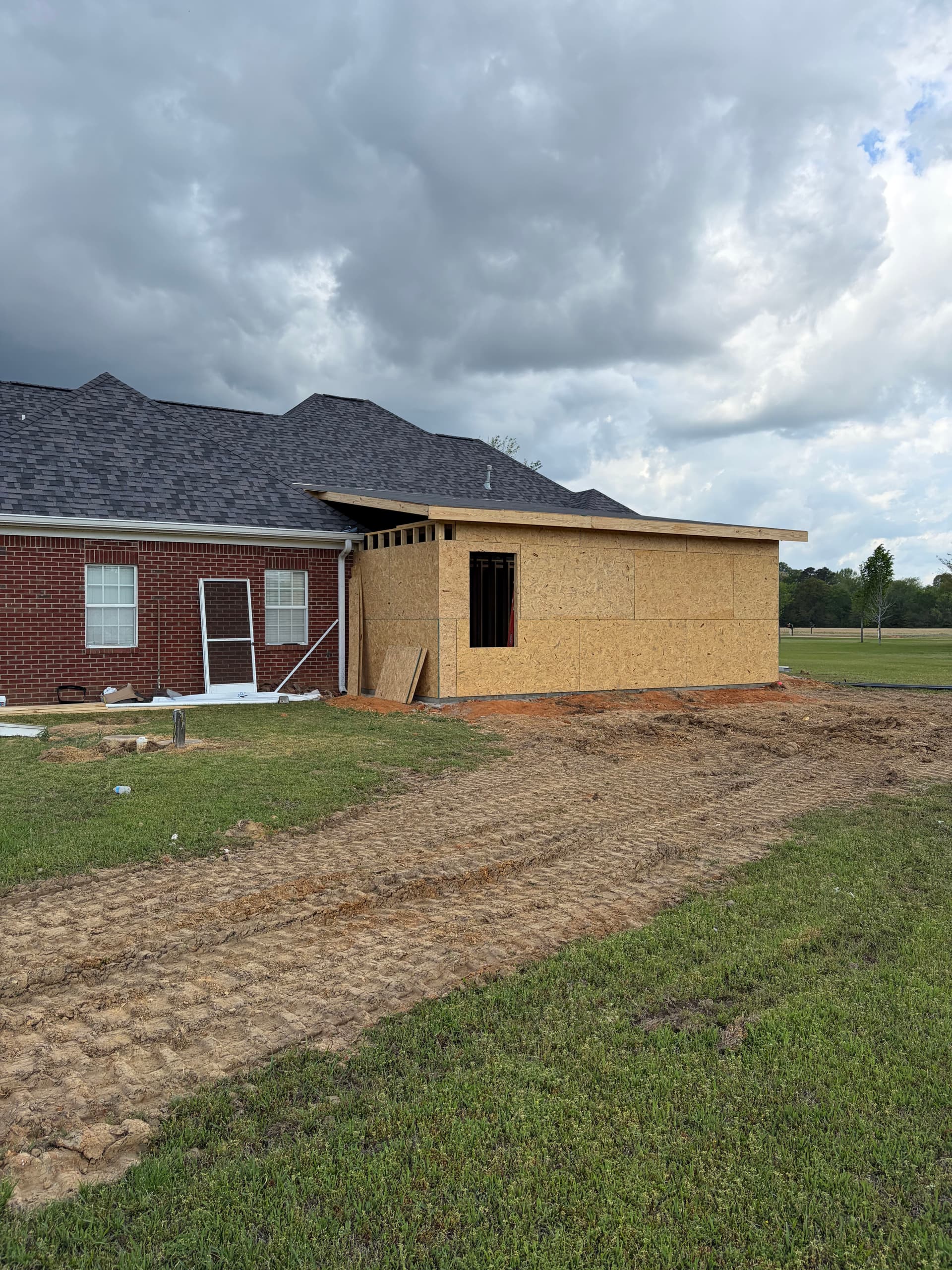 Gallery photos for Home Addition Framing Progress on the Brantzeg Build: Image #1