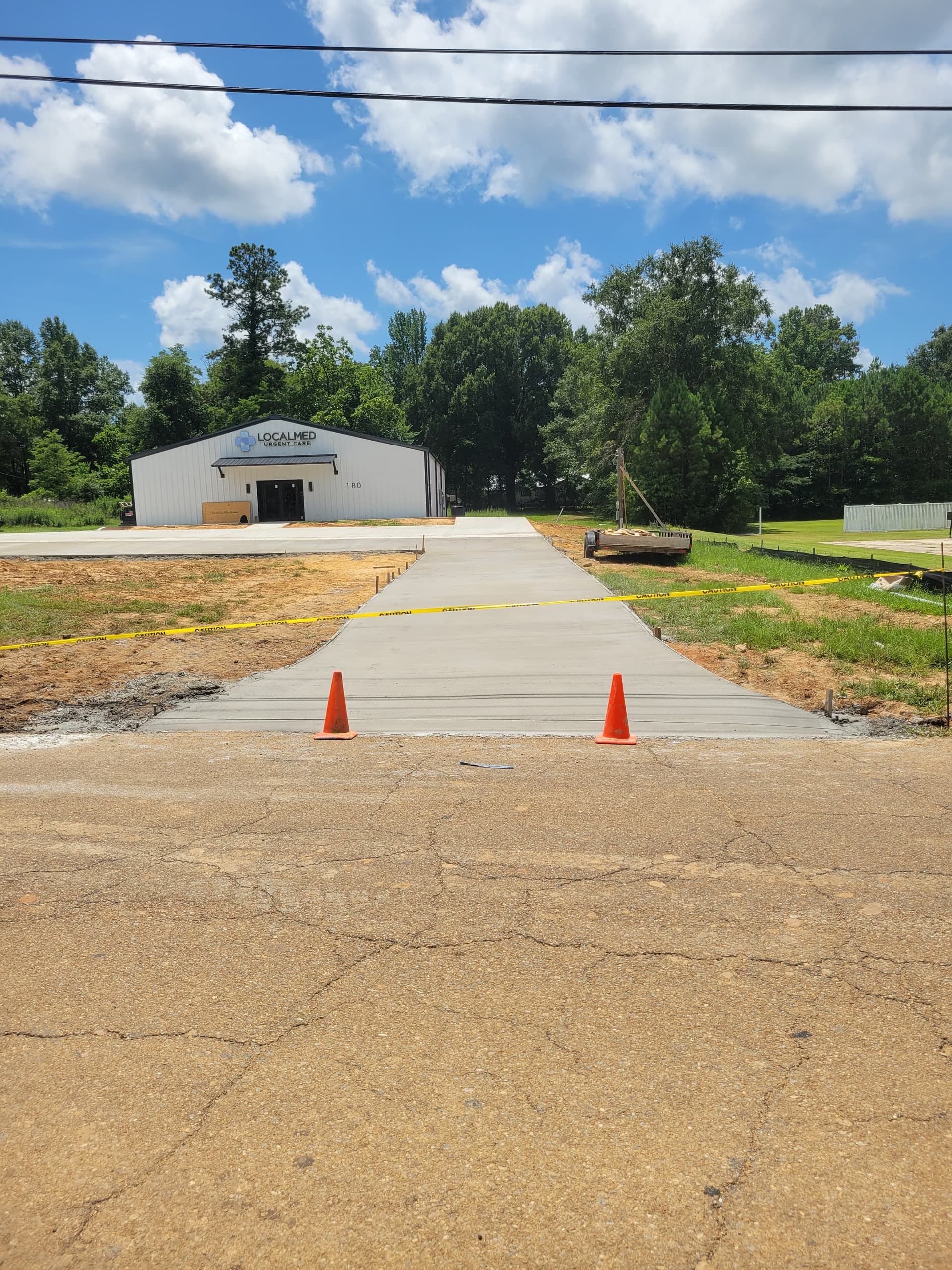 Gallery photos for New Concrete Parking Lot for Louisville MS Healthcare Clinic: Image #6