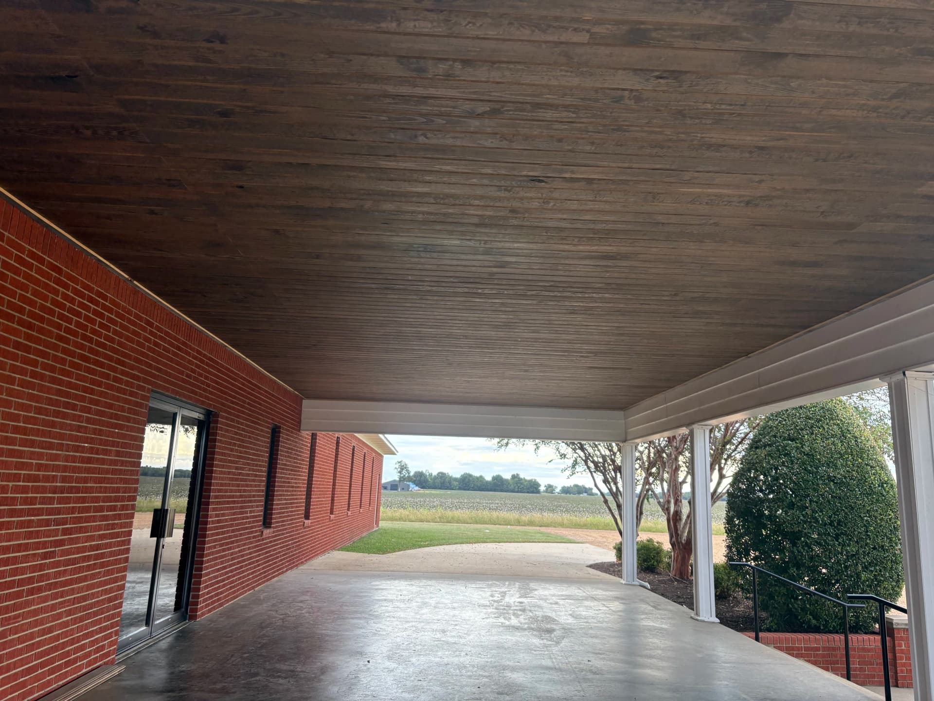 Gallery photos for Tongue-and-Groove Porch Ceiling Upgrade on a Church: Image #2